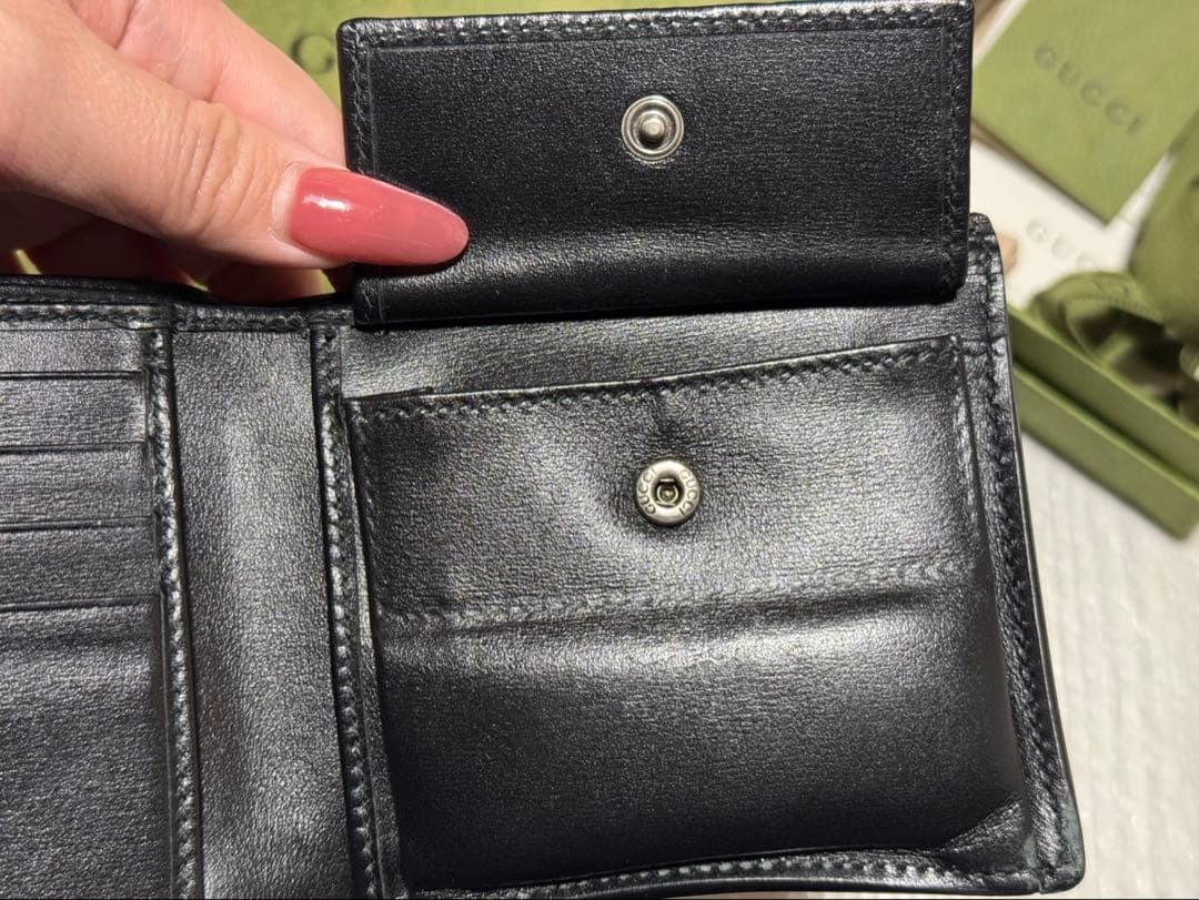 GUCCI 二つ折り財布　ダブルG  ウォレット