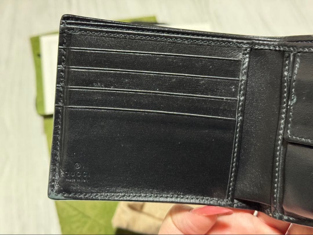 GUCCI 二つ折り財布　ダブルG  ウォレット
