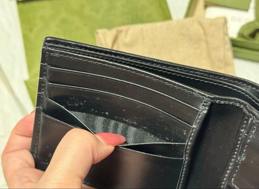 GUCCI 二つ折り財布　ダブルG  ウォレット