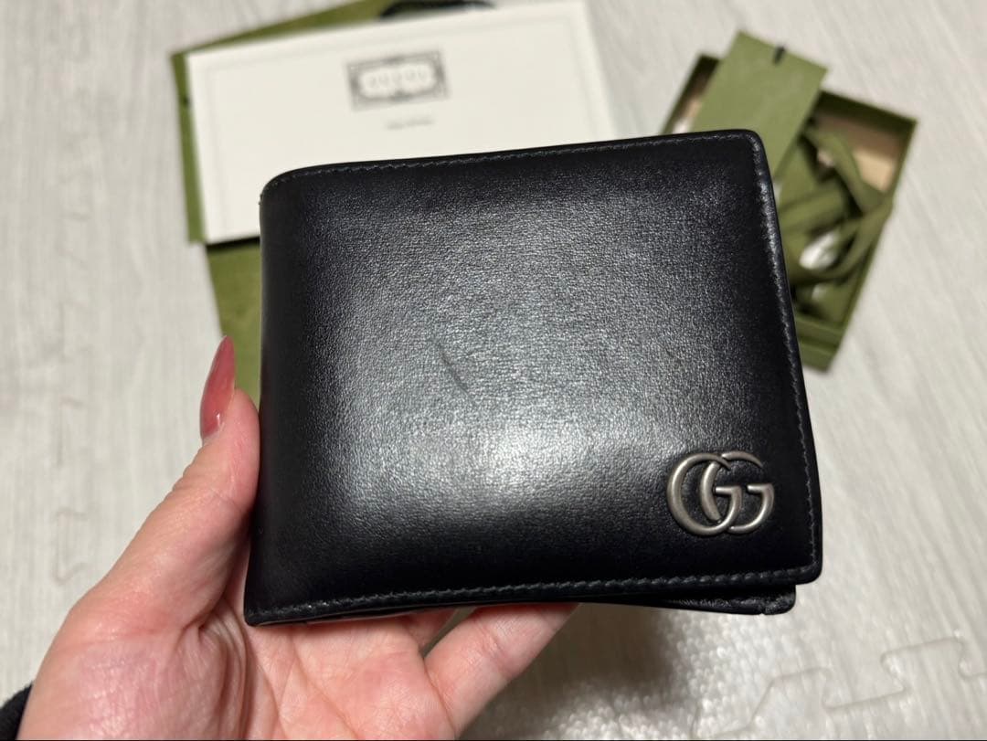 GUCCI 二つ折り財布　ダブルG  ウォレット