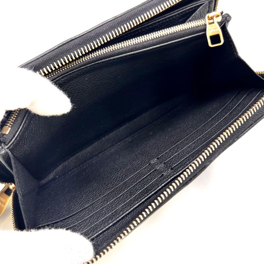 【美品】 RFID ルイヴィトン バイカラー アンプラント ジッピーウォレット