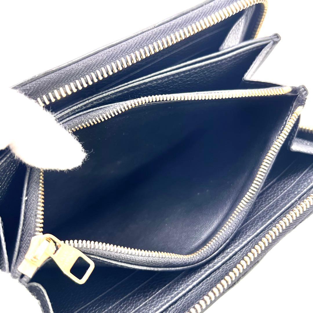 【美品】 RFID ルイヴィトン バイカラー アンプラント ジッピーウォレット
