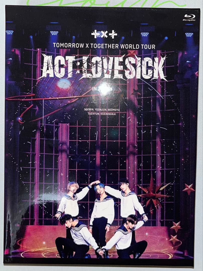 TXT ACT:LOVE SICK Blu-ray ヨンジュンクリアポスター付き