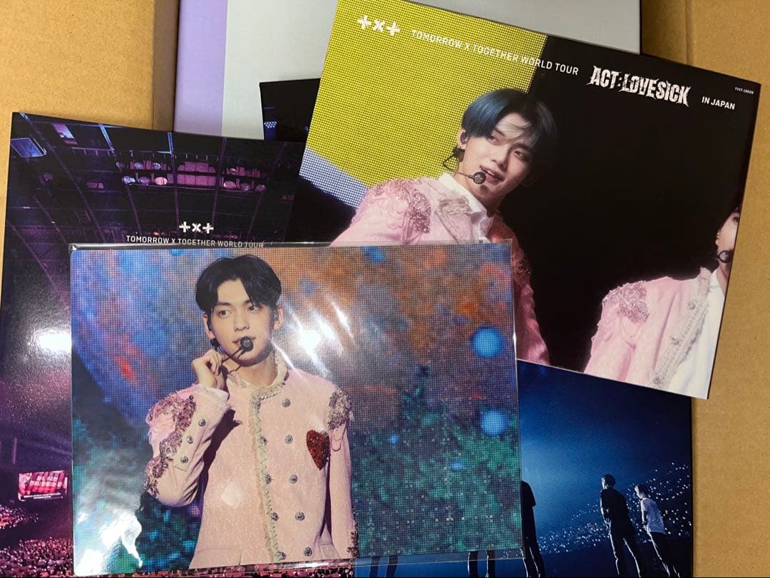 TXT ACT:LOVE SICK Blu-ray ヨンジュンクリアポスター付き