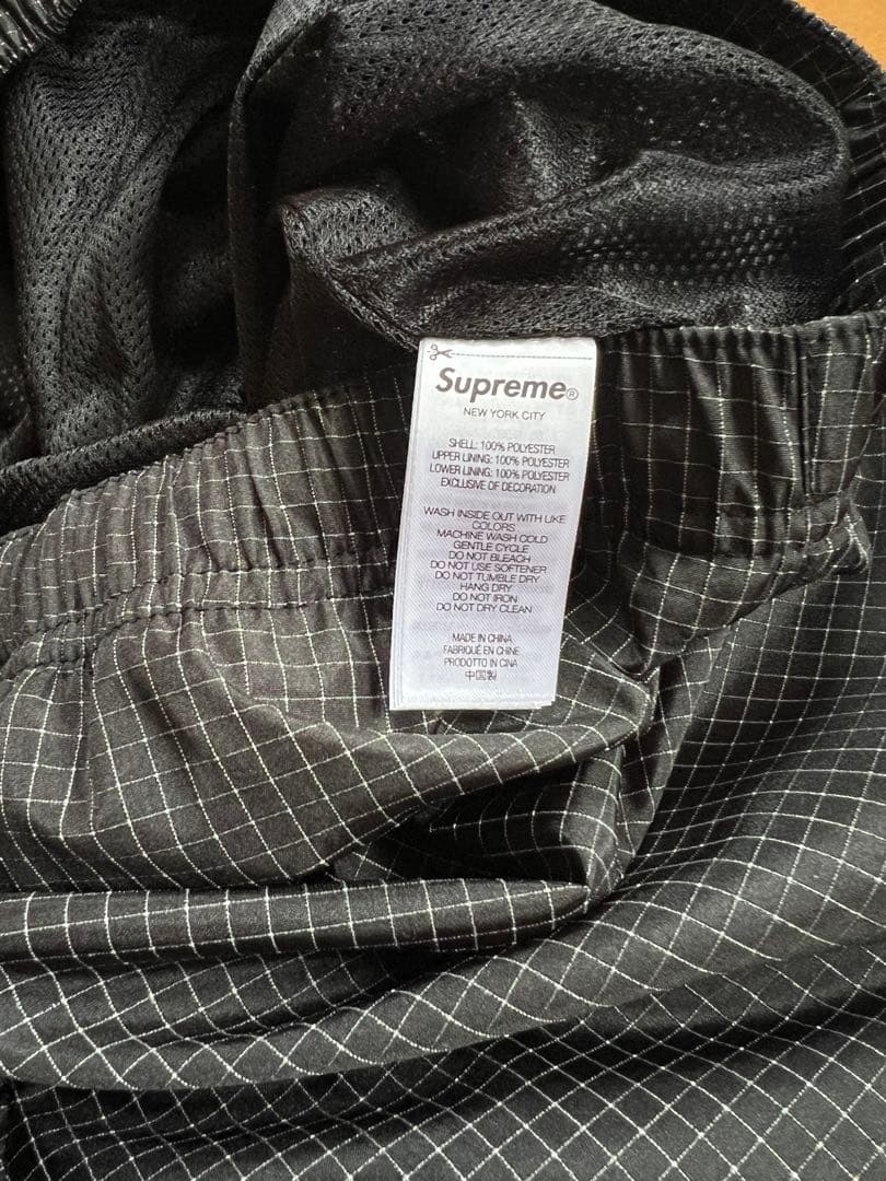 パンツ supreme rifrective ripstop track pants M