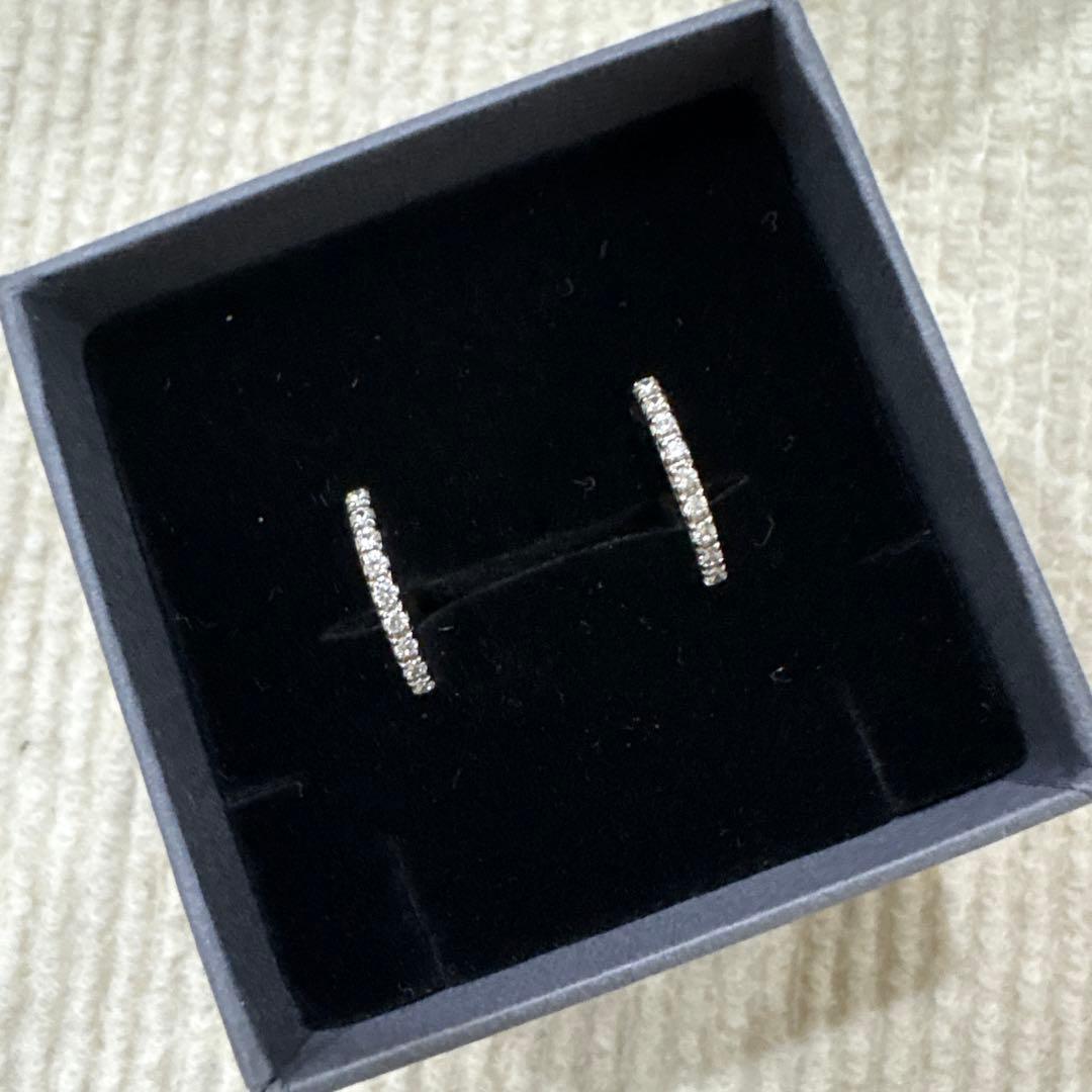 Jouete ジルコニア フープピアス　ジュエッテ　ピアス