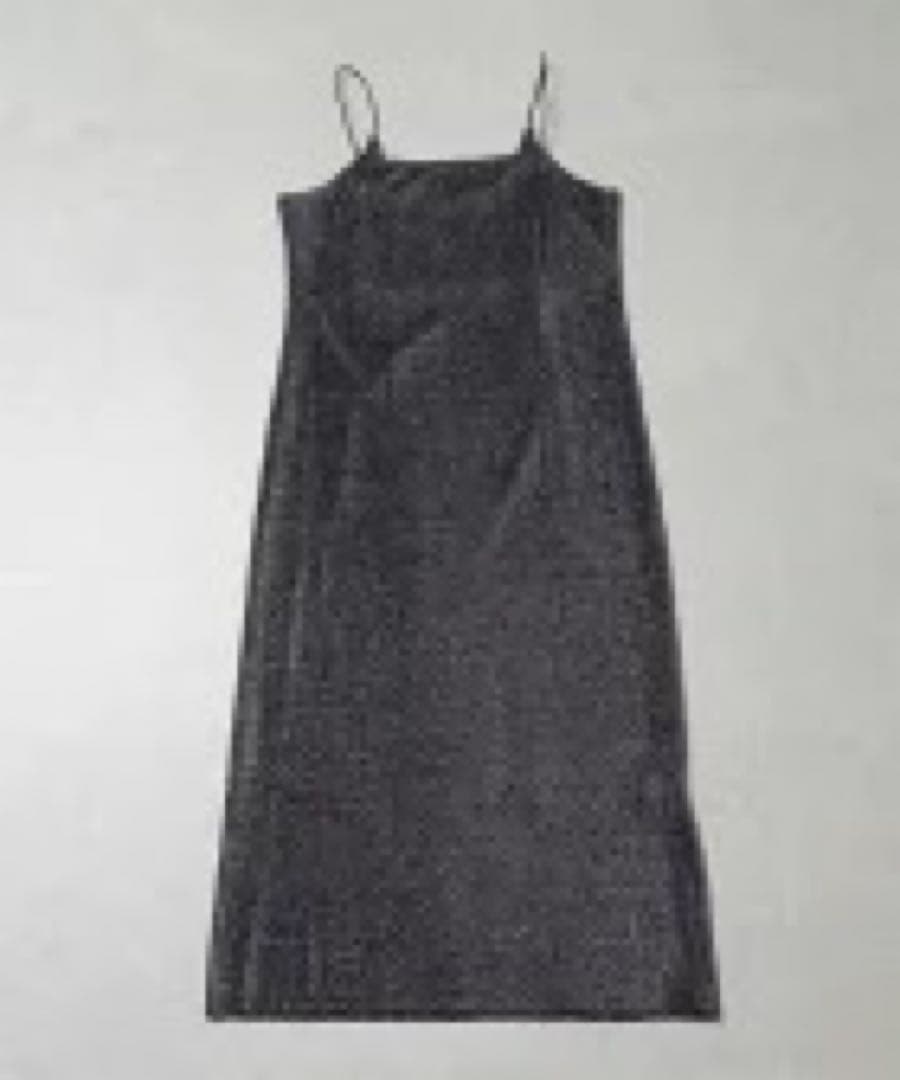 kaene カエン スパンコールアネモネドレス グレー 34