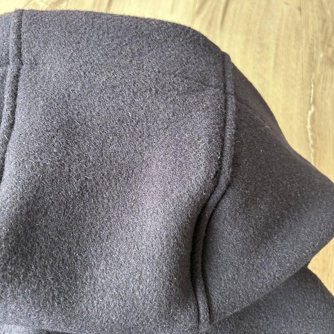 BROOKS BROTHERS ダッフルコート ネイビー L ブラックウォッチ