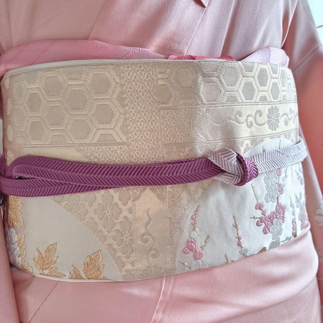 訪問着　フルセット　着物　正絹　やまと誂　入学式　金彩加工　上品な華やか　J10