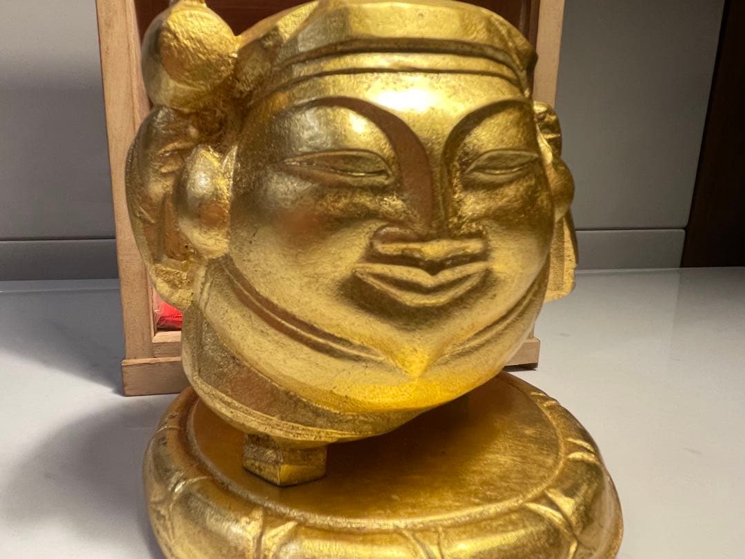 平櫛田中　ブロンズ像　大黒天様　共箱付