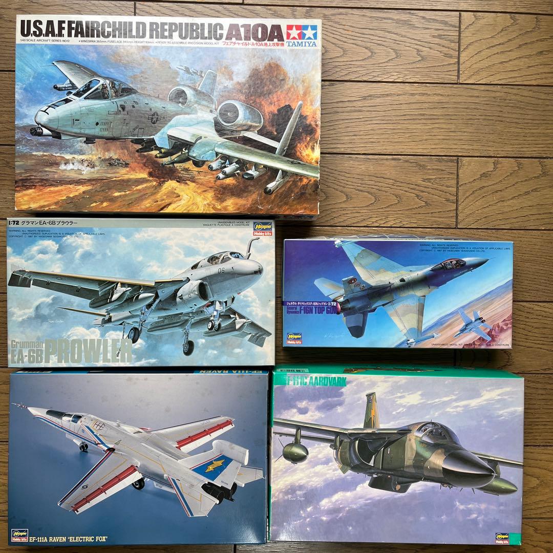 アメリカ軍機4機及びオーストラリア軍F111Cプラモデル