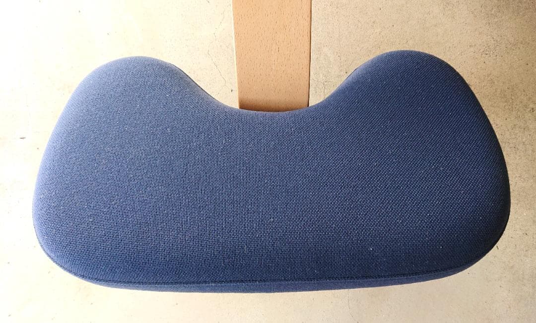 【美品】サカモトハウス バランスチェアイージー　ブルー(ショートフレーム)①