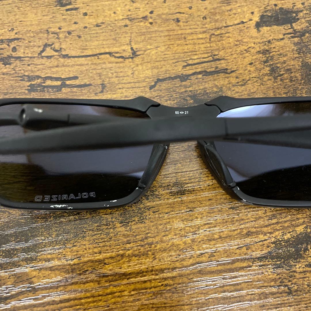 オークリーBADMAN 偏光DarkCarbon/MatteBlack