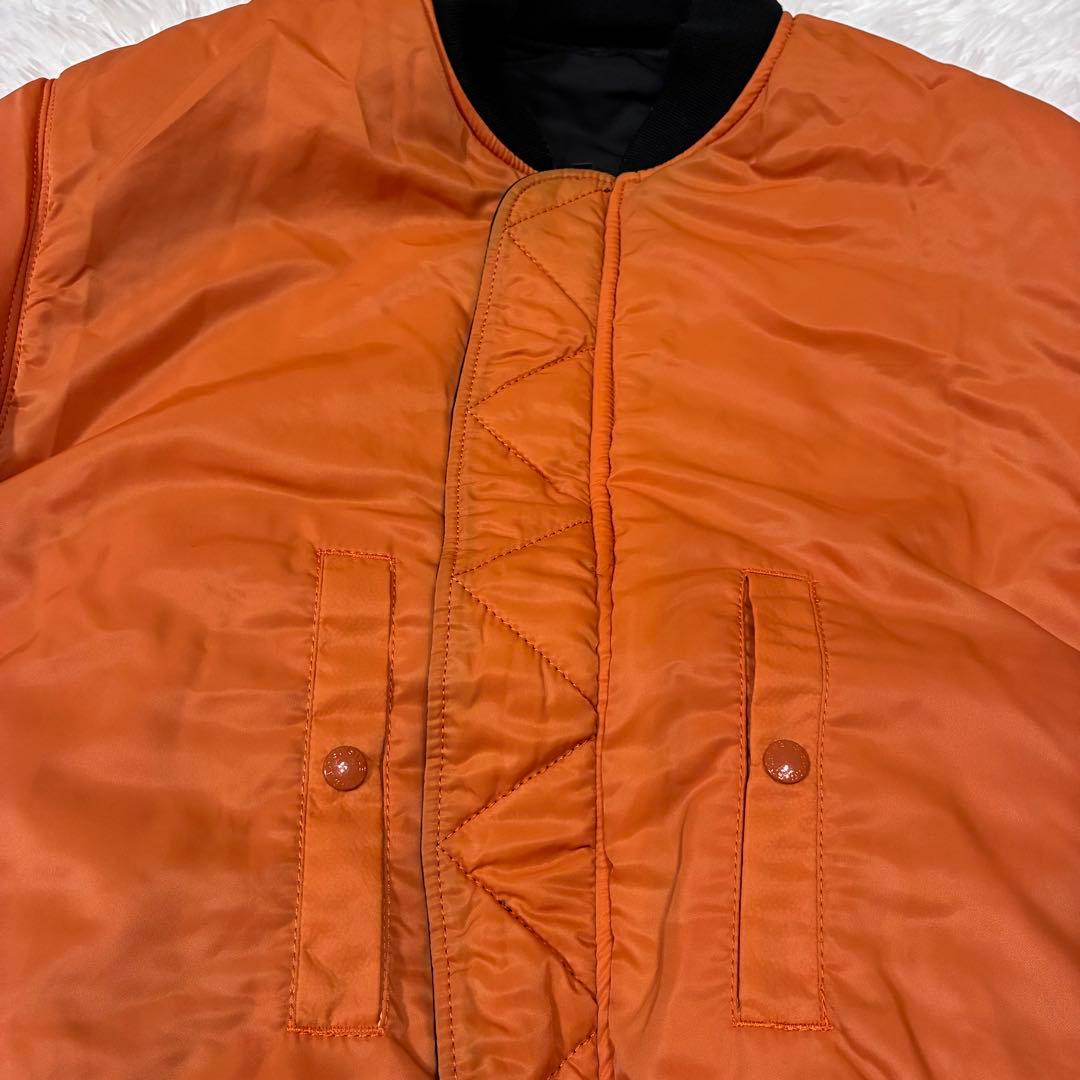 MEN'S BA-TSU MA-1フライトジャケット　ブラック　リバーシブル