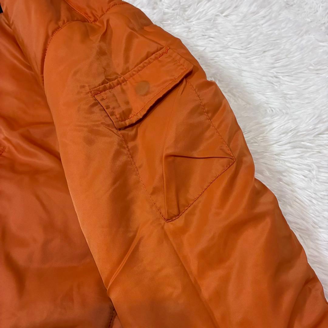 MEN'S BA-TSU MA-1フライトジャケット　ブラック　リバーシブル