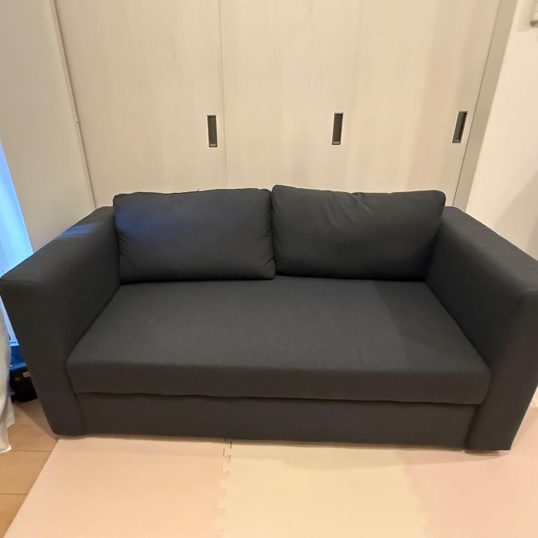 IKEA ソファベッド 2人掛け 美品 来客用◎ たのメル便
