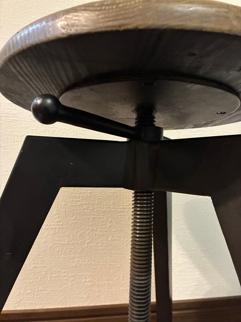 アイアン　木　チェア　スツール　椅子