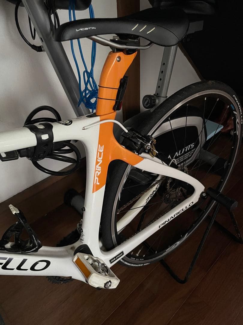 PINARELLO PRINCE ロードバイク シマノ105 ホワイト/オレンジ