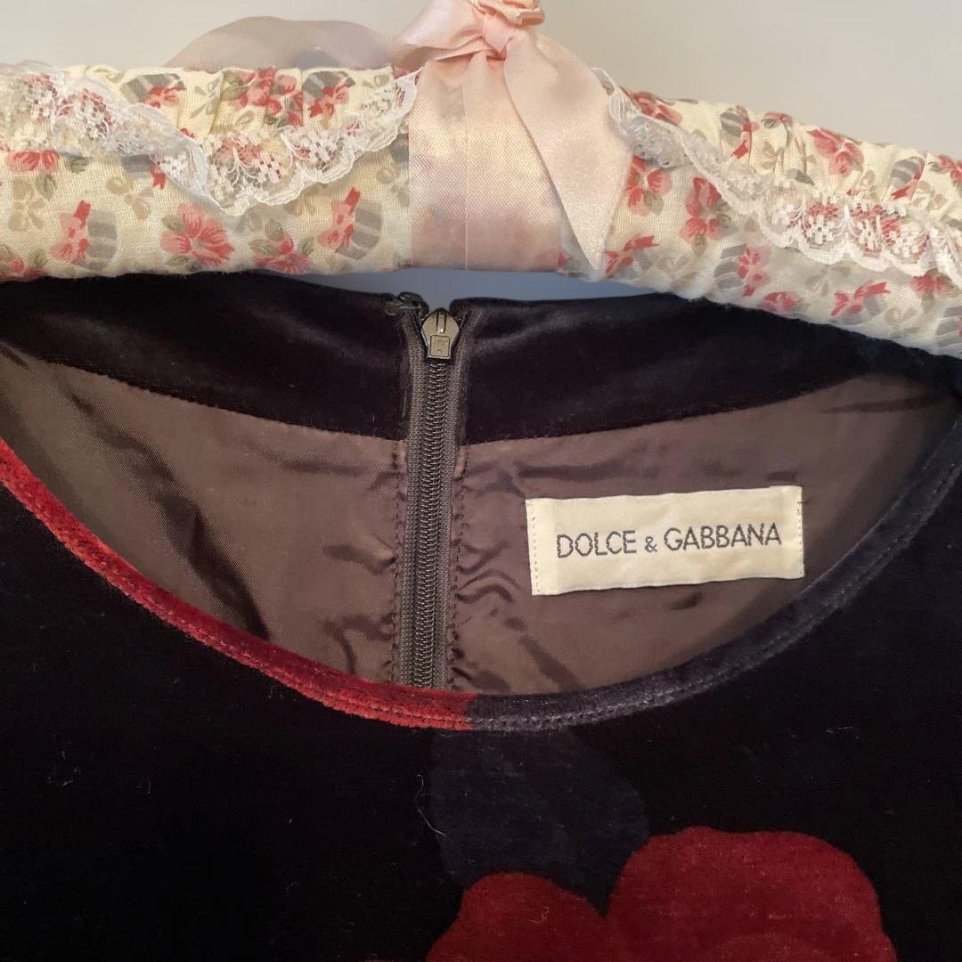 ドルチェアンドガッバーナ　ワンピース　ベロア DOLCE&GABBANA