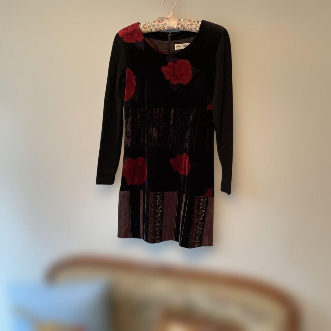 ドルチェアンドガッバーナ　ワンピース　ベロア DOLCE&GABBANA