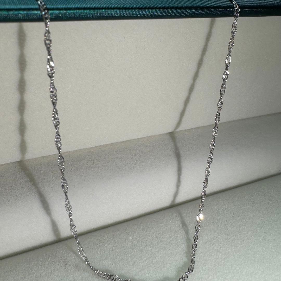 プラチナ Pt950 スクリューチェーンネックレスA2133