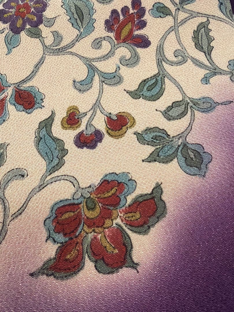 名古屋帯 染帯　正絹