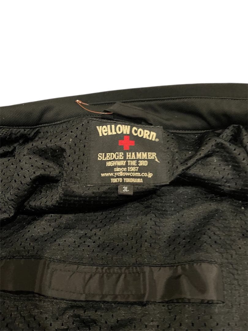 YELLOWCORN イエローコーンライダースジャケット3L１点限り！刺繍