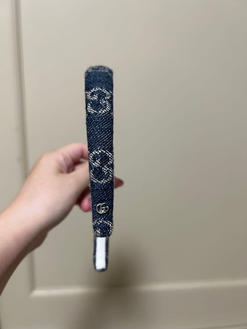 GUCCI デニム カチューシャ