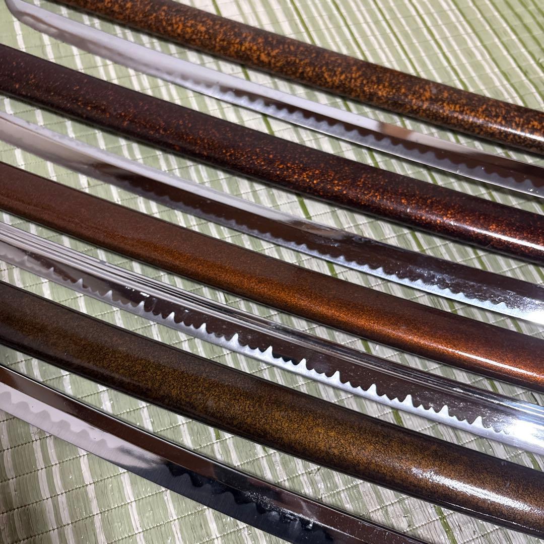 模造刀　模擬刀　武士　侍　伝統工芸　剣　ソード　太刀　　鞘　鍔　4本