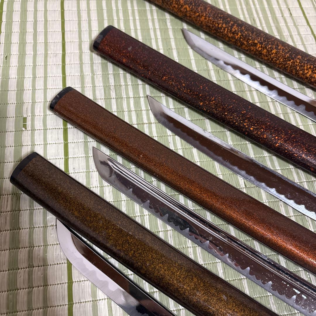 模造刀　模擬刀　武士　侍　伝統工芸　剣　ソード　太刀　　鞘　鍔　4本