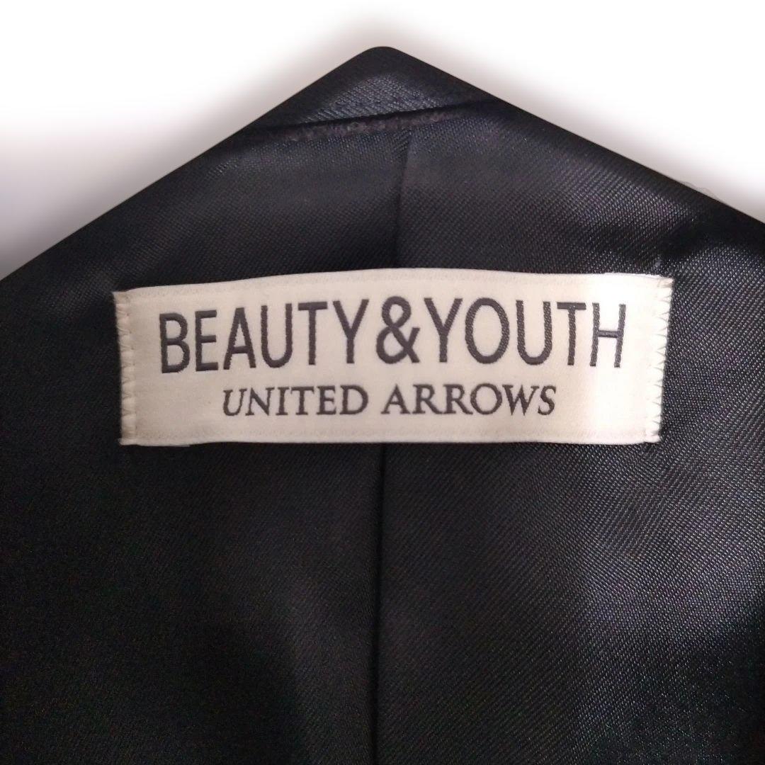 ビューティアンドユース/メルトン120 チェスターコート/ブラウン系　L