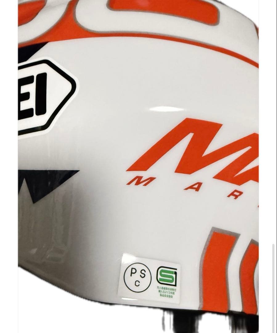 SHOEI Z-8 M 93マルケス ミラーシールド付 転倒なし