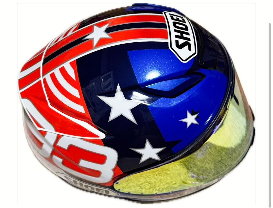 SHOEI Z-8 M 93マルケス ミラーシールド付 転倒なし