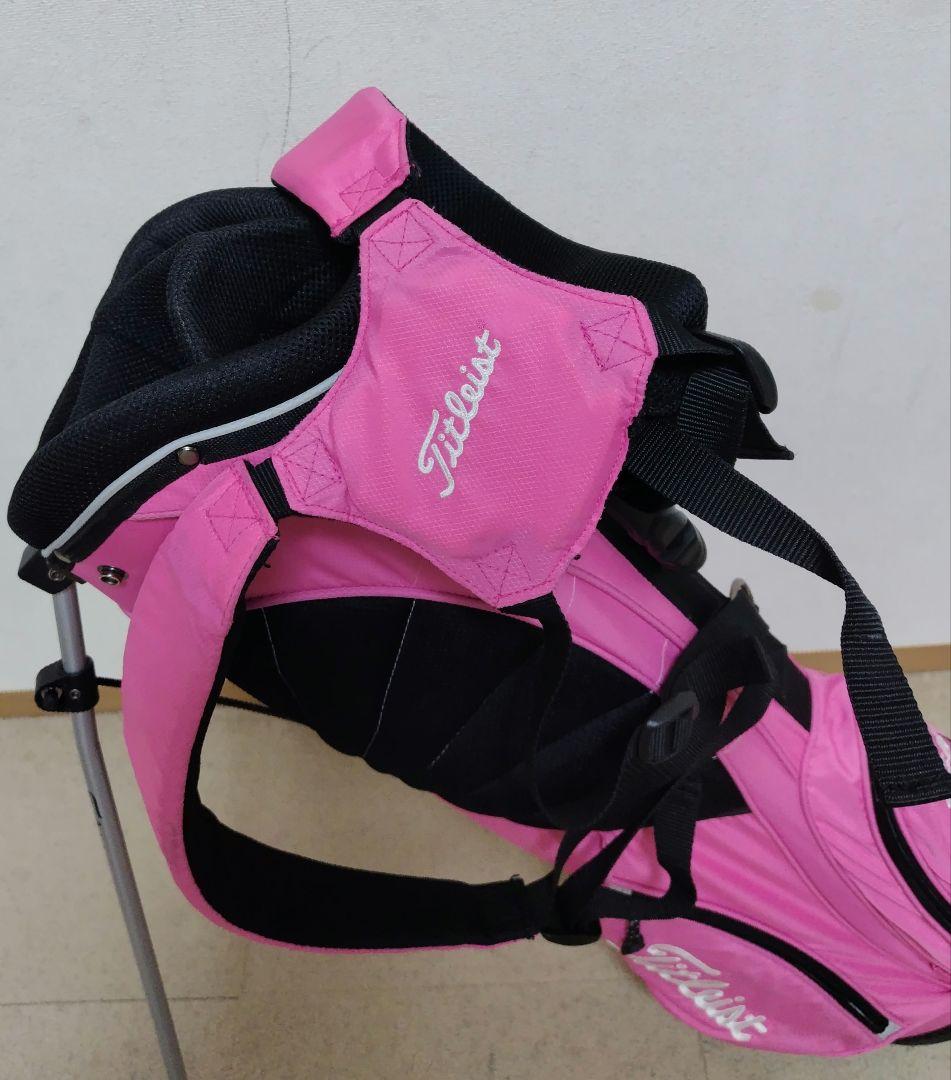 Titleist タイトリスト ゴルフキャディバッグ スタンド型 ピンク