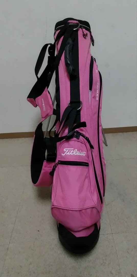 Titleist タイトリスト ゴルフキャディバッグ スタンド型 ピンク