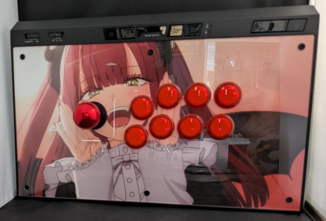 【カスタム】 Mad Catz EGO アーケードスティック 着せ恋 リズ仕様