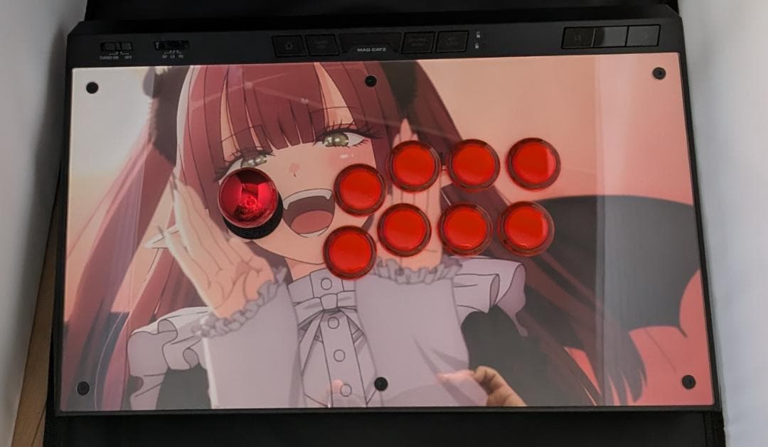 【カスタム】 Mad Catz EGO アーケードスティック 着せ恋 リズ仕様