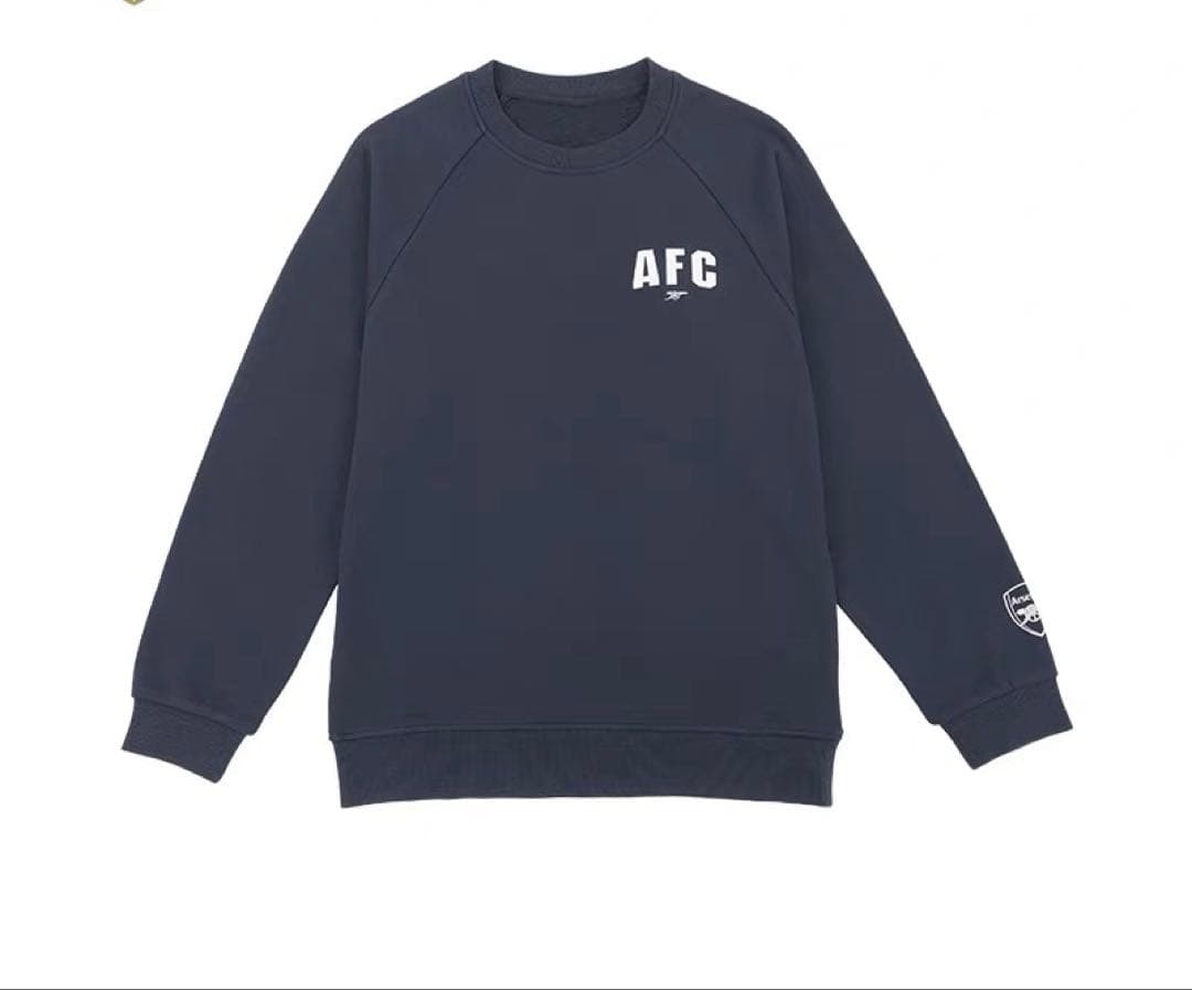 【公式ライセンス】アーセナルFC ビッグロゴ スウェット ネイビー Lサイズ