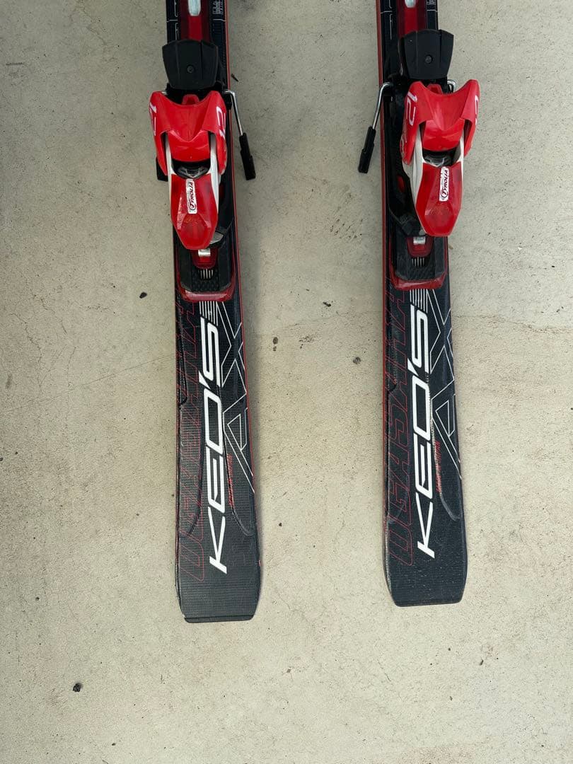 OGASAKA KEO'S AX 155 スキー板 黒 赤
