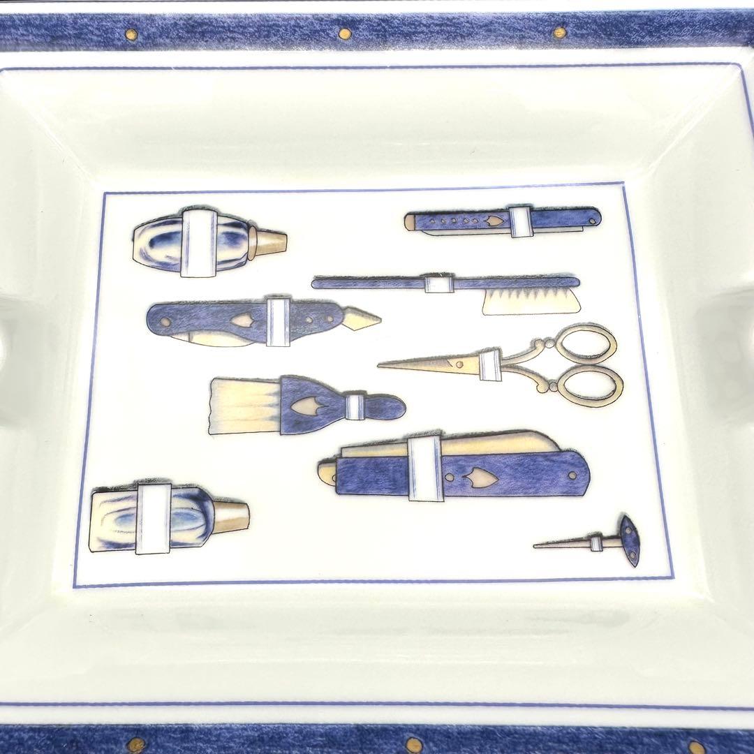 【父の日】エルメス 灰皿 アッシュトレイ 小物入れ barber柄 フランス