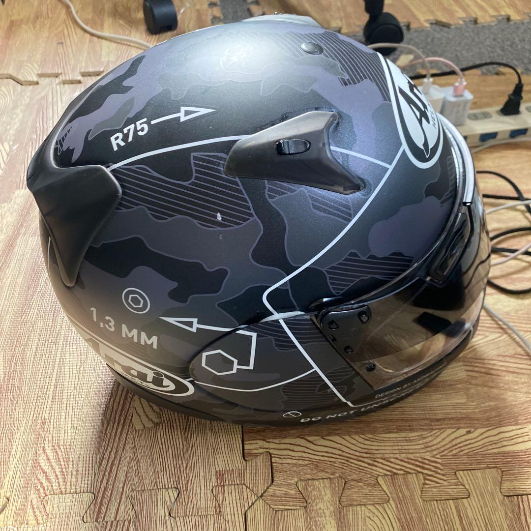 Arai フルフェイスヘルメット 迷彩柄 R75