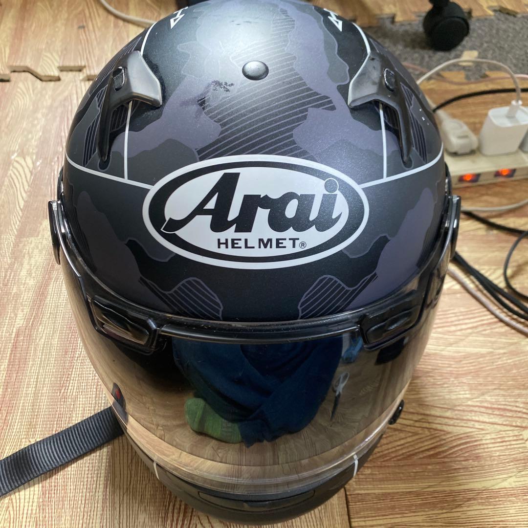 Arai フルフェイスヘルメット 迷彩柄 R75
