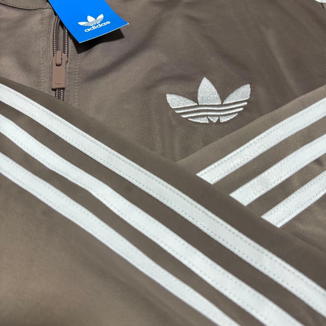 新品S⭐️adidas スナイデル トラックジャケット モカブラウン×ホワイト
