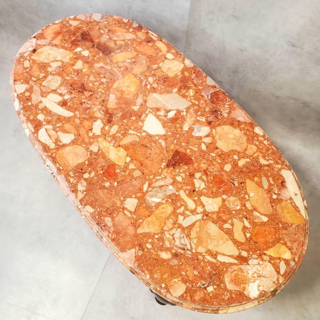 希少 Galimberti ガリンベルティ 大理石 ローテーブル イタリア製