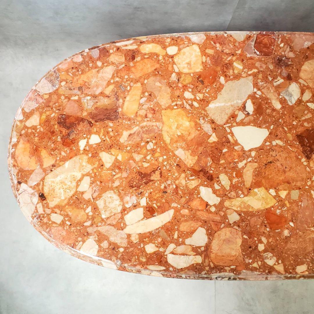 希少 Galimberti ガリンベルティ 大理石 ローテーブル イタリア製