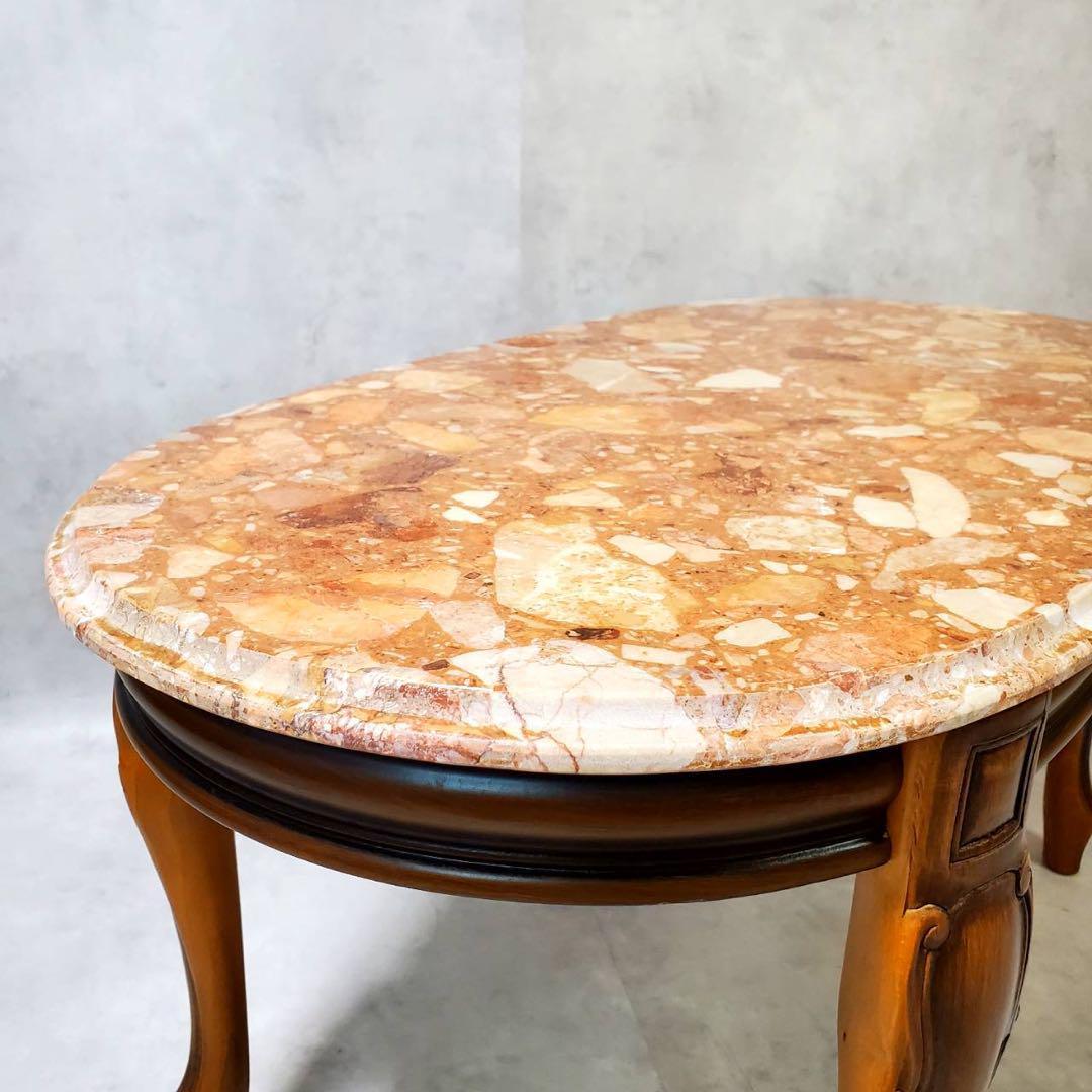 希少 Galimberti ガリンベルティ 大理石 ローテーブル イタリア製
