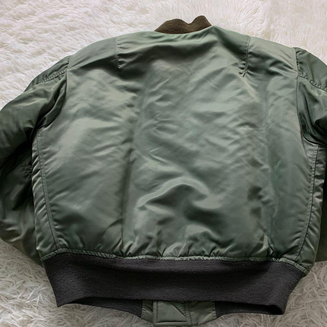 【雰囲気抜群】バズリクソンズ フライトジャケット B-15D カーキ 36