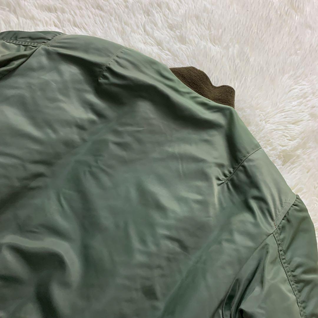 【雰囲気抜群】バズリクソンズ フライトジャケット B-15D カーキ 36