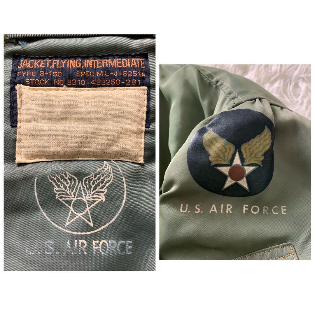 【雰囲気抜群】バズリクソンズ フライトジャケット B-15D カーキ 36