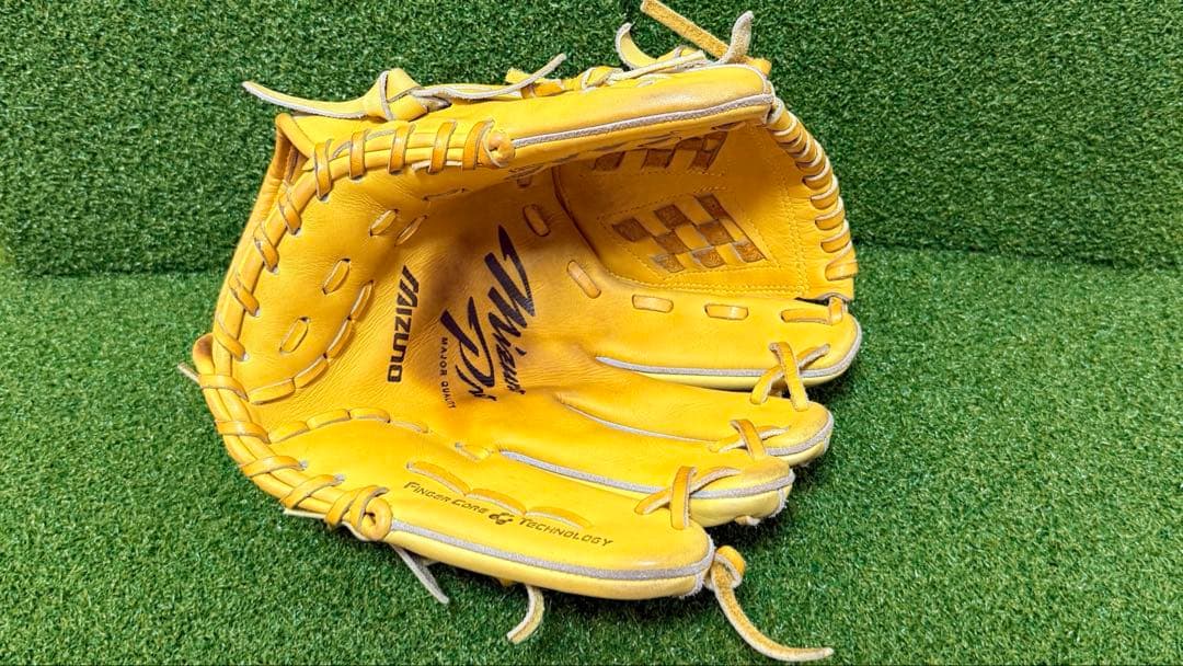 Mizuno ミズノ 硬式グローブ イエロー